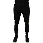Dolce & Gabbana Black Leopard Slim Fit Jogger Pants PAN75802-44