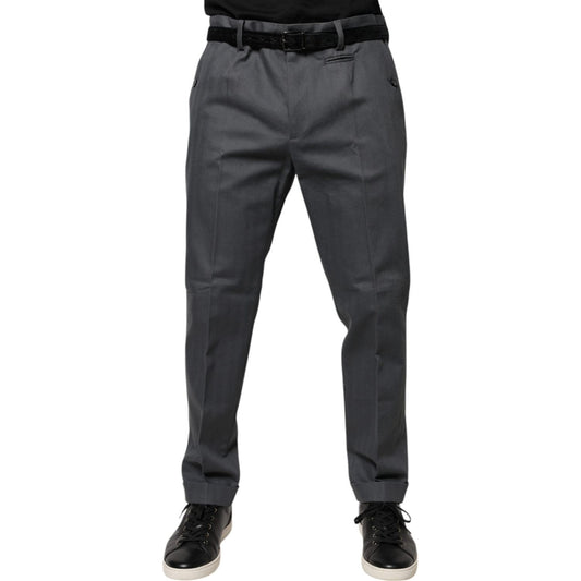 Dolce & Gabbana Gray Tapered Formal Dress Pants PAN75902-52