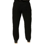 Dolce & Gabbana Black Wool Knitted Skinny Pants PAN76099-44