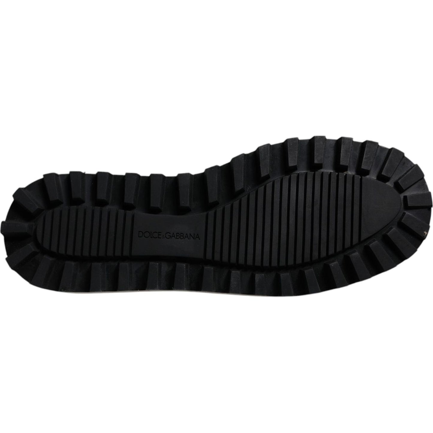 Dolce & Gabbana Black Nylon Quilted Logo Patch Sandals Slides Shoes MV6777-44