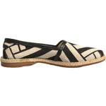 Dolce & Gabbana Black White Stripes Slip On Espadrille Shoes MV6825-42