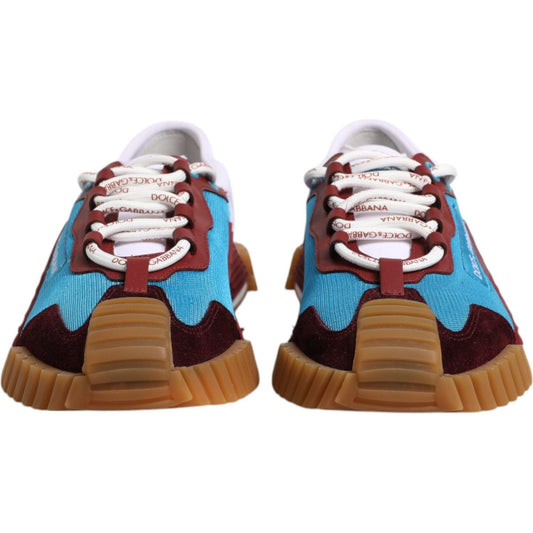 Dolce & Gabbana Multicolor Nylon NS1 Low Top Sneakers Shoes MV6660-44