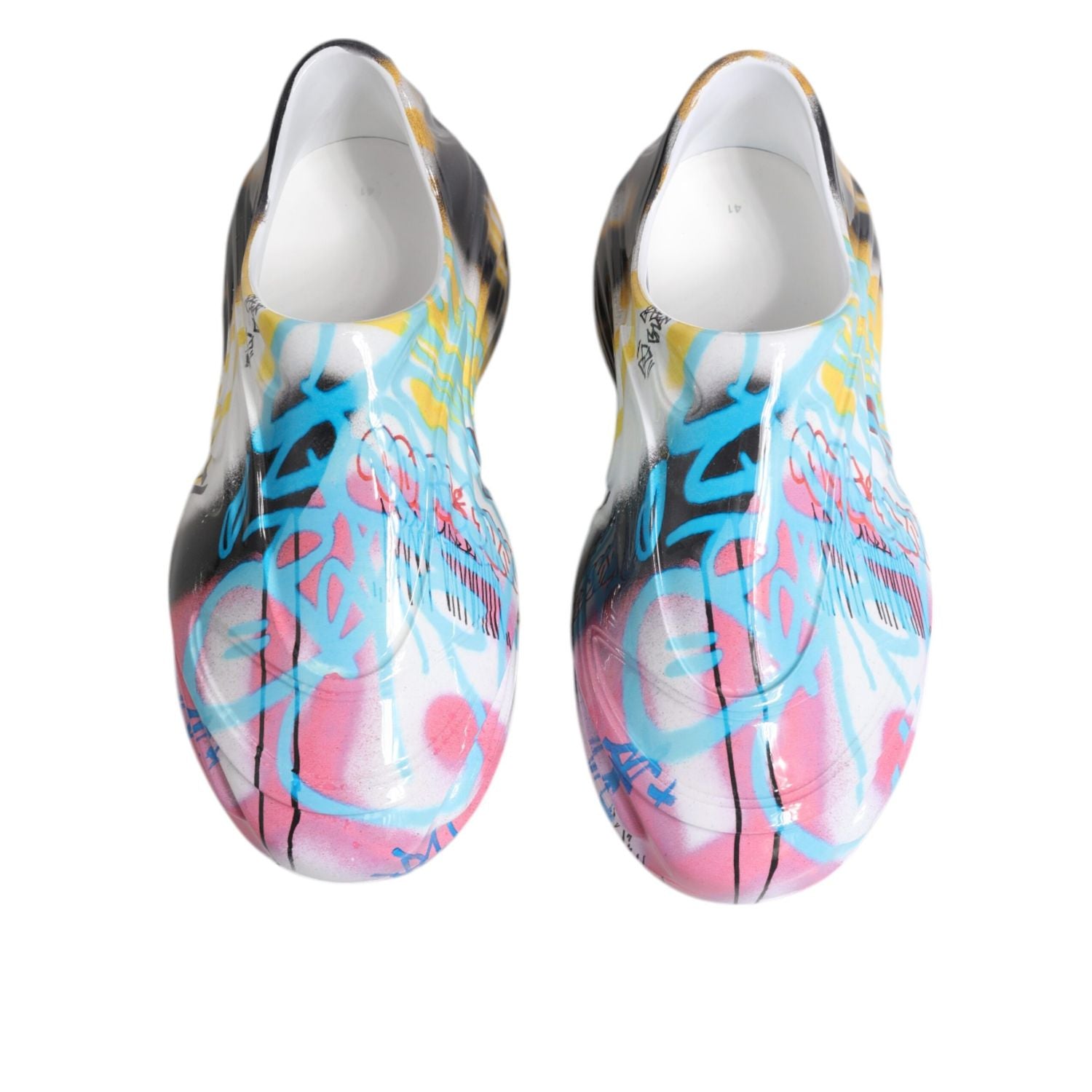 Dolce & Gabbana Multicolor Graffiti Daymaster Sneakers Shoes