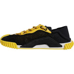 Dolce & Gabbana Black Yellow Low Top NS1 Sneakers Shoes MV6765-39