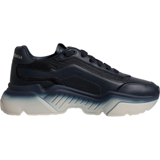 Dolce & Gabbana Navy Blue Daymaster Low Top Men Sneakers Shoes MV6807-39.5