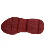 Dolce & Gabbana Red Leather Daymaster Low Top Sneakers Shoes MV6863-42