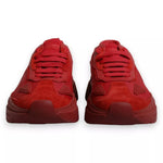 Dolce & Gabbana Red Leather Daymaster Low Top Sneakers Shoes MV6863-42