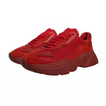 Dolce & Gabbana Red Leather Daymaster Low Top Sneakers Shoes MV6864-43