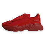 Dolce & Gabbana Red Leather Daymaster Low Top Sneakers Shoes MV6868-40.5