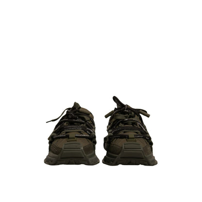 Dolce & Gabbana Military Green Space Low Top Sneakers Shoes