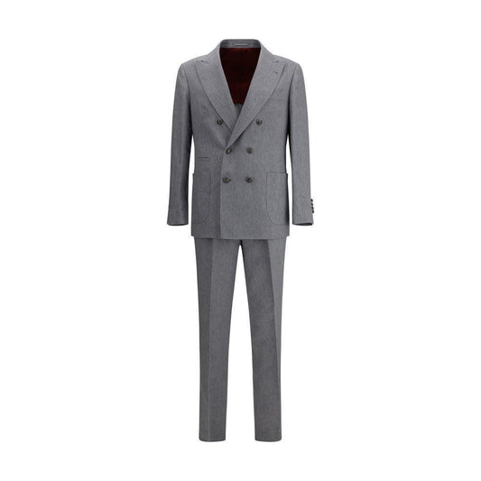 Brunello Cucinelli Linen Suit BR-MR489LDBHKC010-IT46 | S