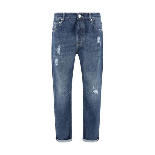 Brunello Cucinelli Worn-out Pants BR-M0Z37X2340C1468-IT50 | L