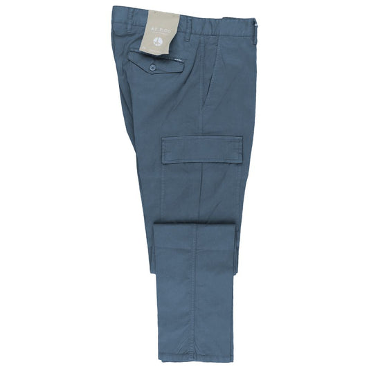 AT.P.CO Light Blue Cotton Men Trouser AT-14661-IT44 | XS