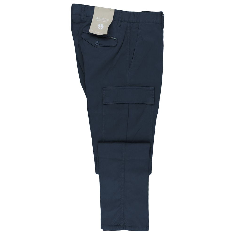 AT.P.CO Blue Cotton Jeans & Pant AT-14659-IT44 | XS