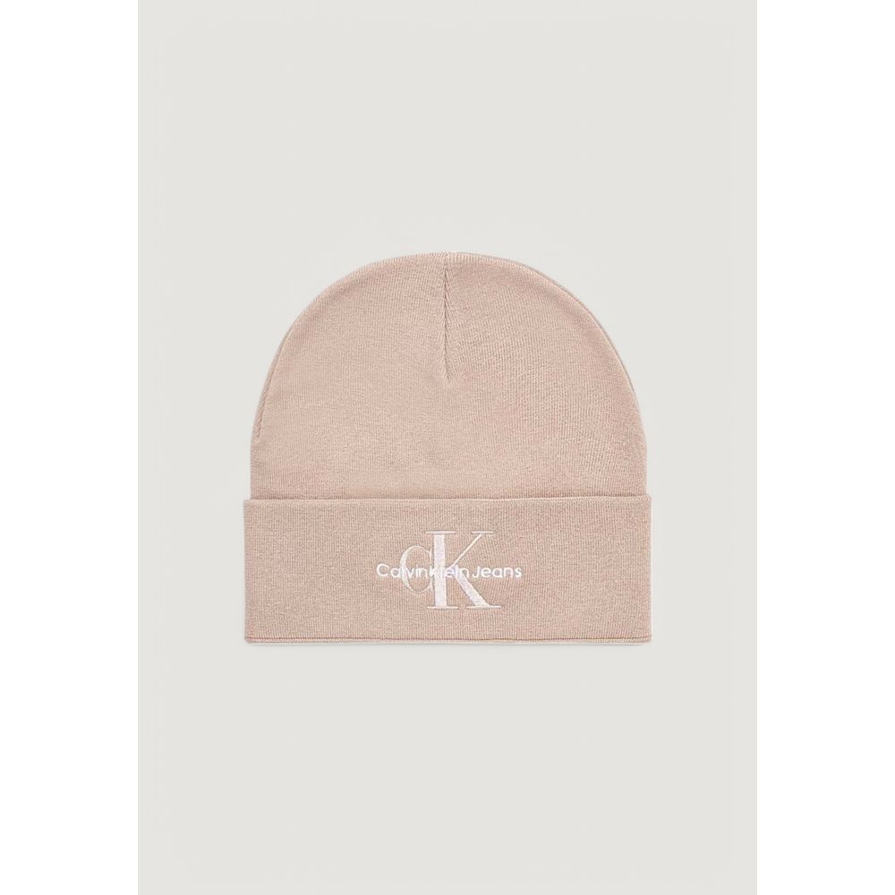 Calvin Klein Jeans Beige Cotton Cap (Baseball Hat)