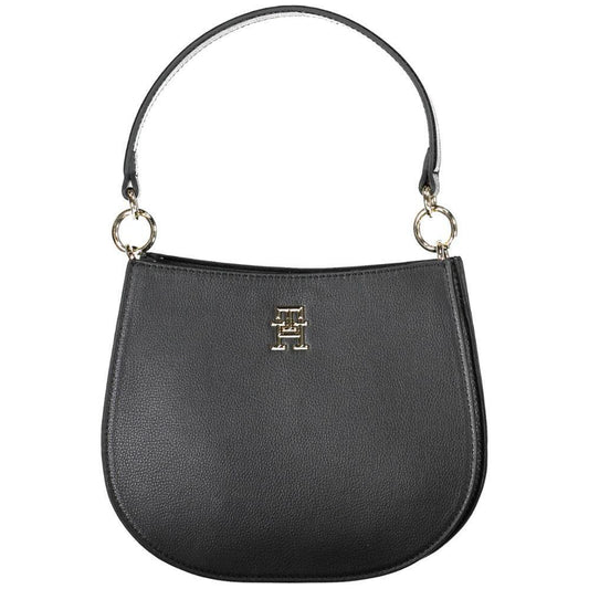 Tommy Hilfiger Black Polyester Women Handbag TO-20453-FBB-321