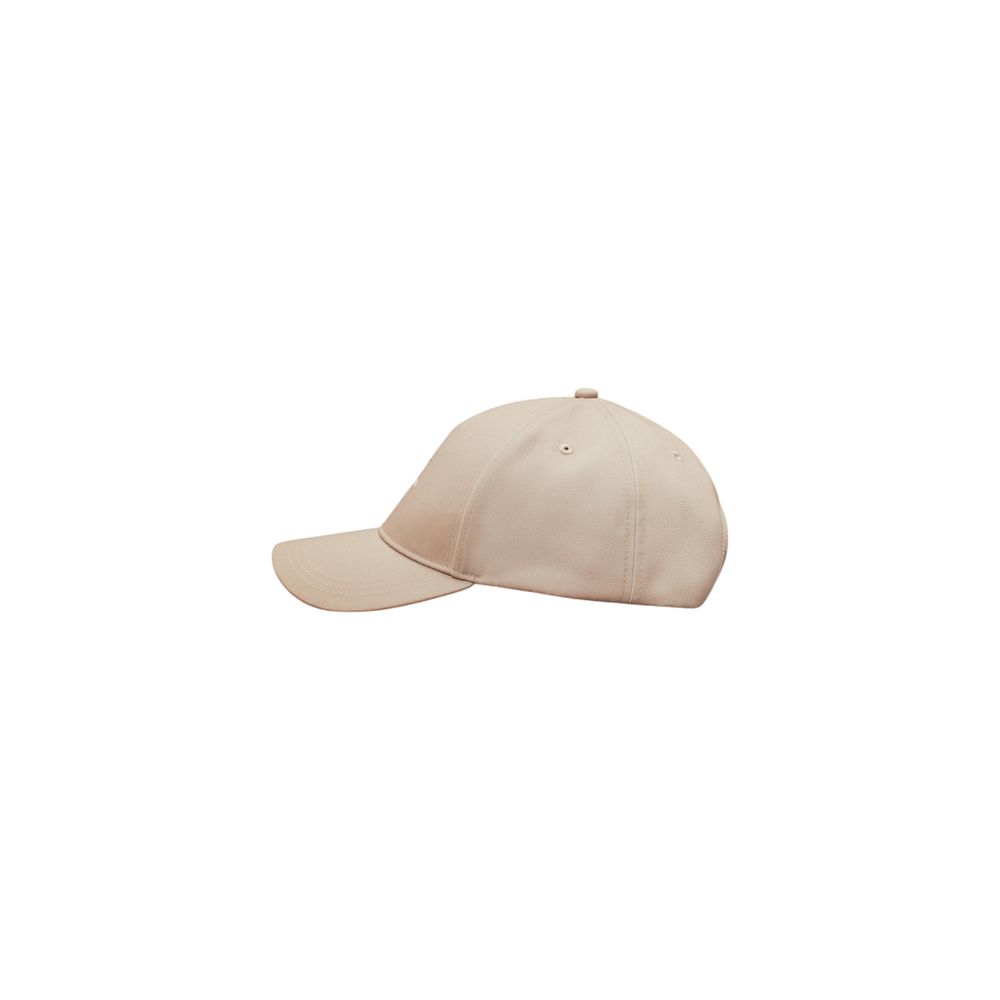 Calvin Klein Jeans Beige Recycled Polyester Cap (Baseball Hat)
