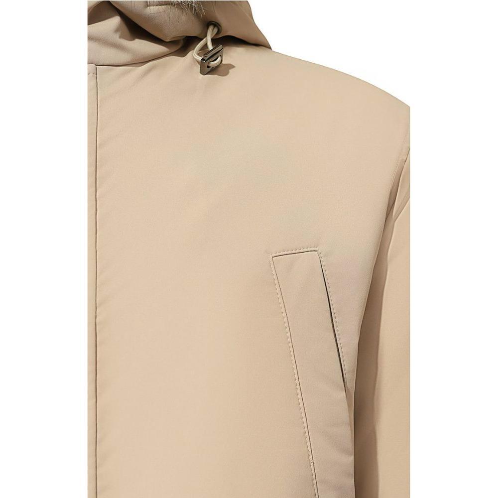 Herno Beige Nylon Jacket HE-14699-IT48 | M