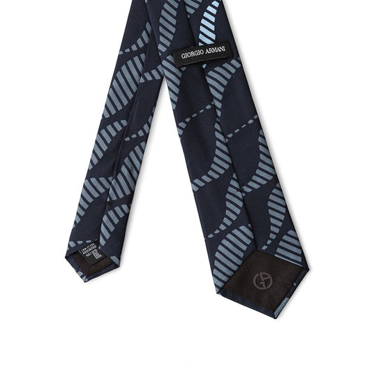 Giorgio Armani Blue Silk Ties & Bowty GIAR-7878673-ONE SIZE