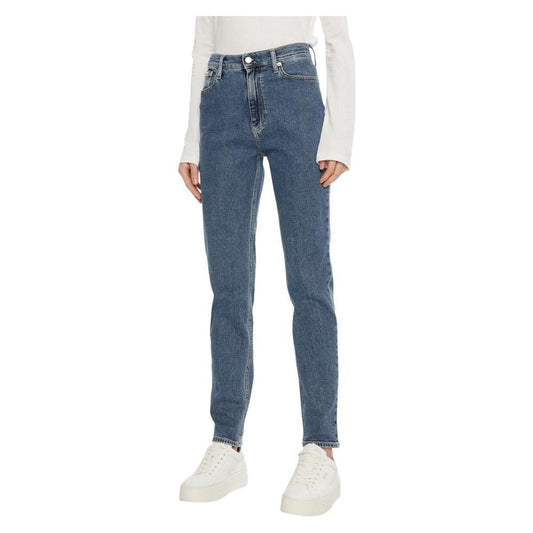 Calvin Klein Jeans Blue Cotton Mom Jean CA-16506700176-W29 | L30