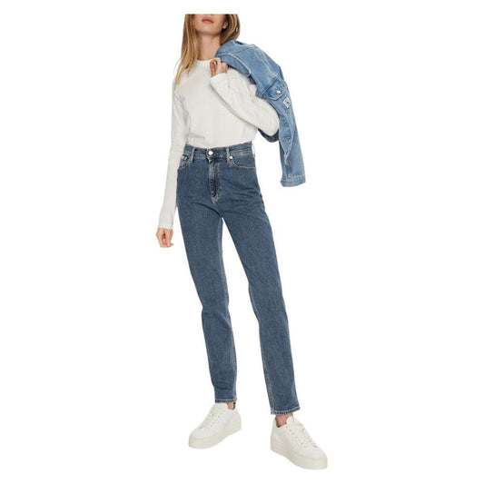 Calvin Klein Jeans Blue Cotton Mom Jean CA-16506700176-W29 | L30