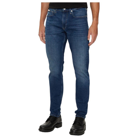 Calvin Klein Jeans Blue Cotton Slim Fit Jean CA-16498400348-W36 | L32