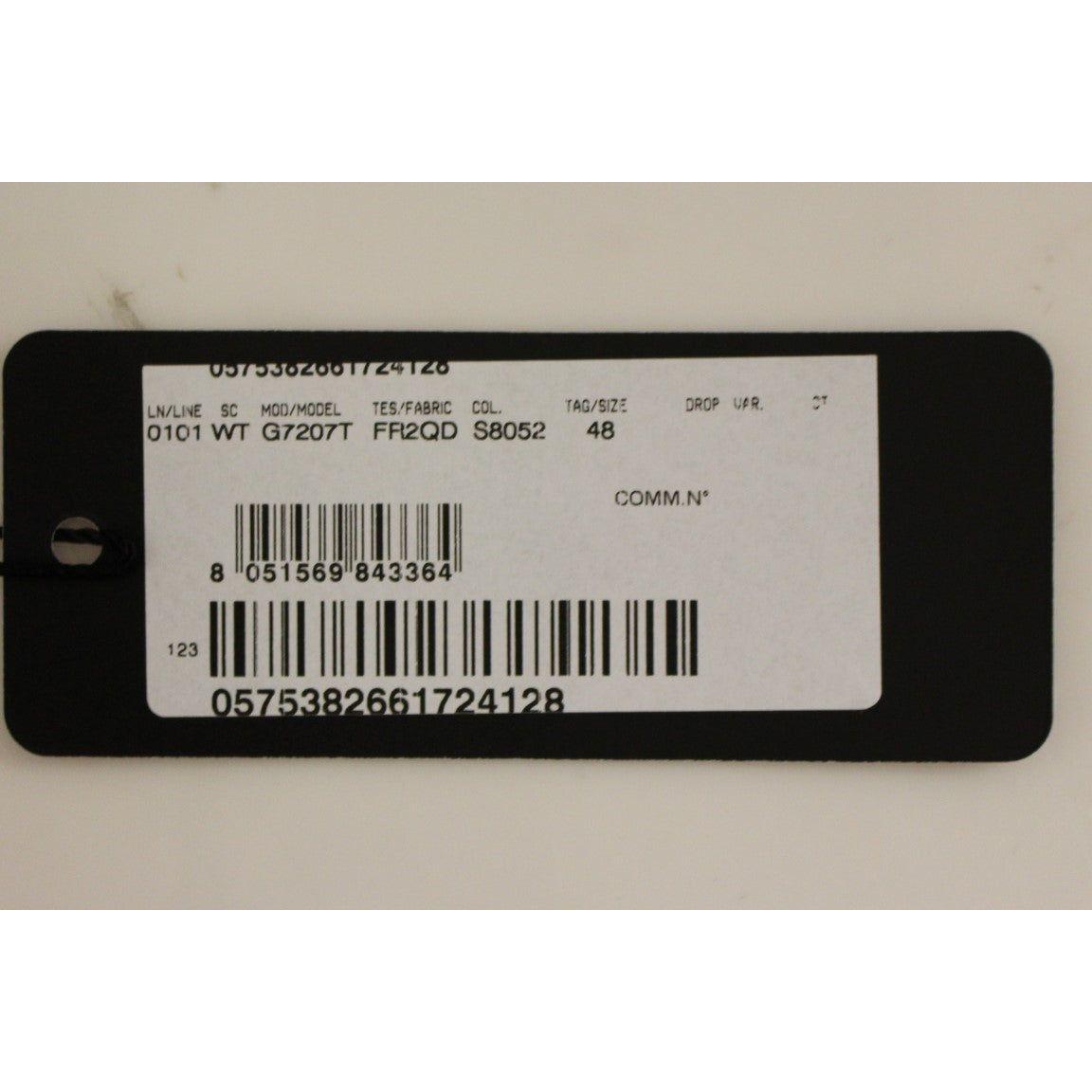 فستان رمادي مخطط أنيق من دولتشي آند غابانا