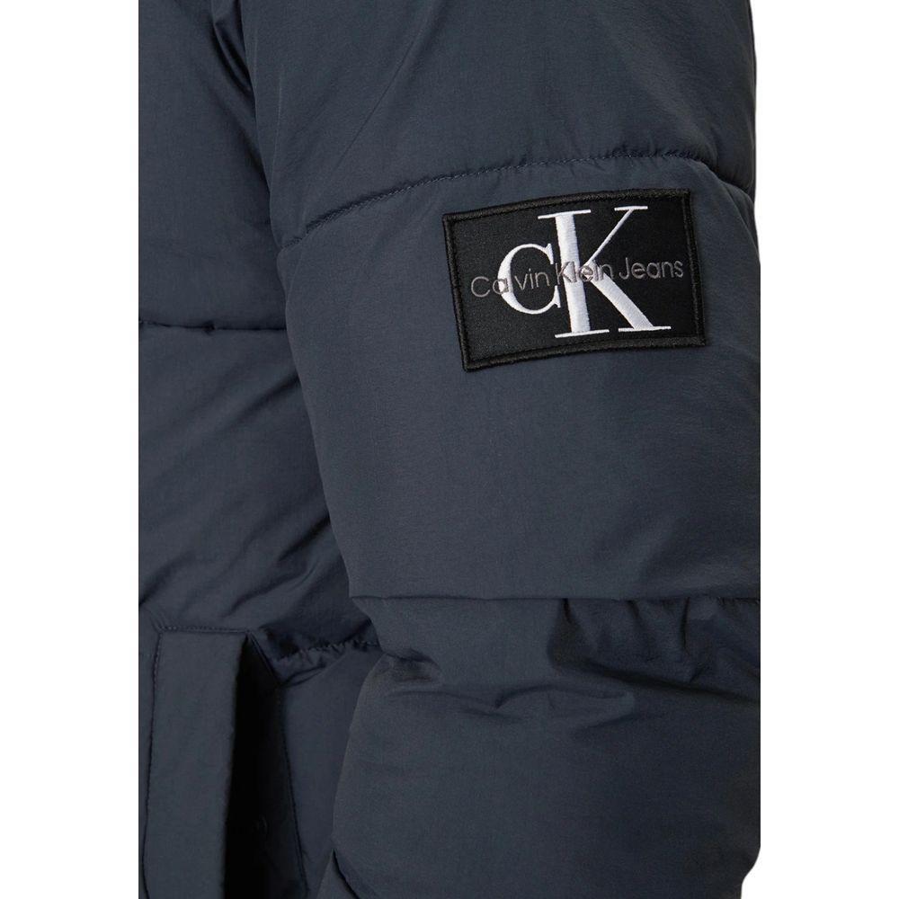 Calvin Klein Jeans Blue Polyamide Jackets & Coat CA-14580600128-IT46 | M