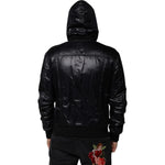 Dolce & Gabbana Black Nylon Hooded Full Zip Blouson Jacket JKT4188-50