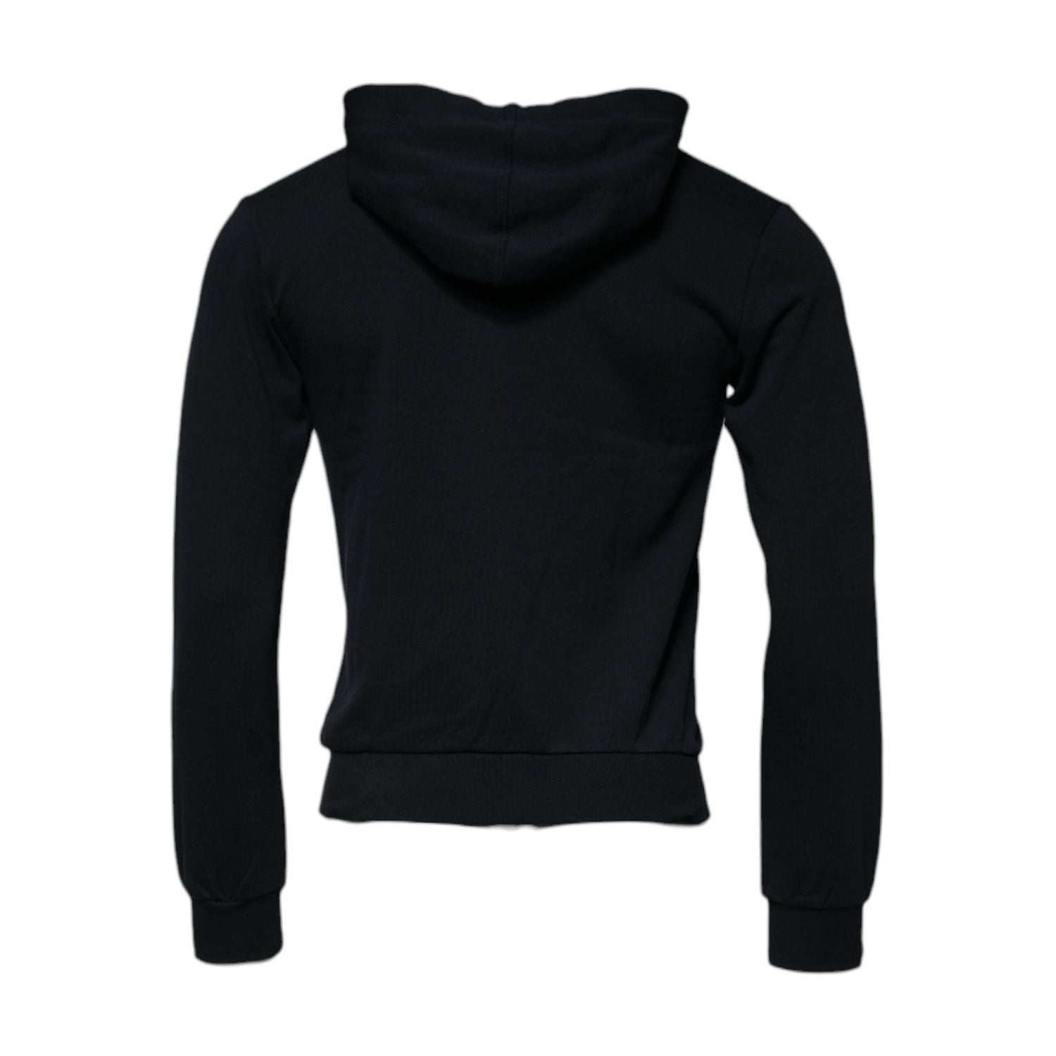 Dolce & Gabbana Blue Logo Full Zip Hooded Sweatshirt Sweater