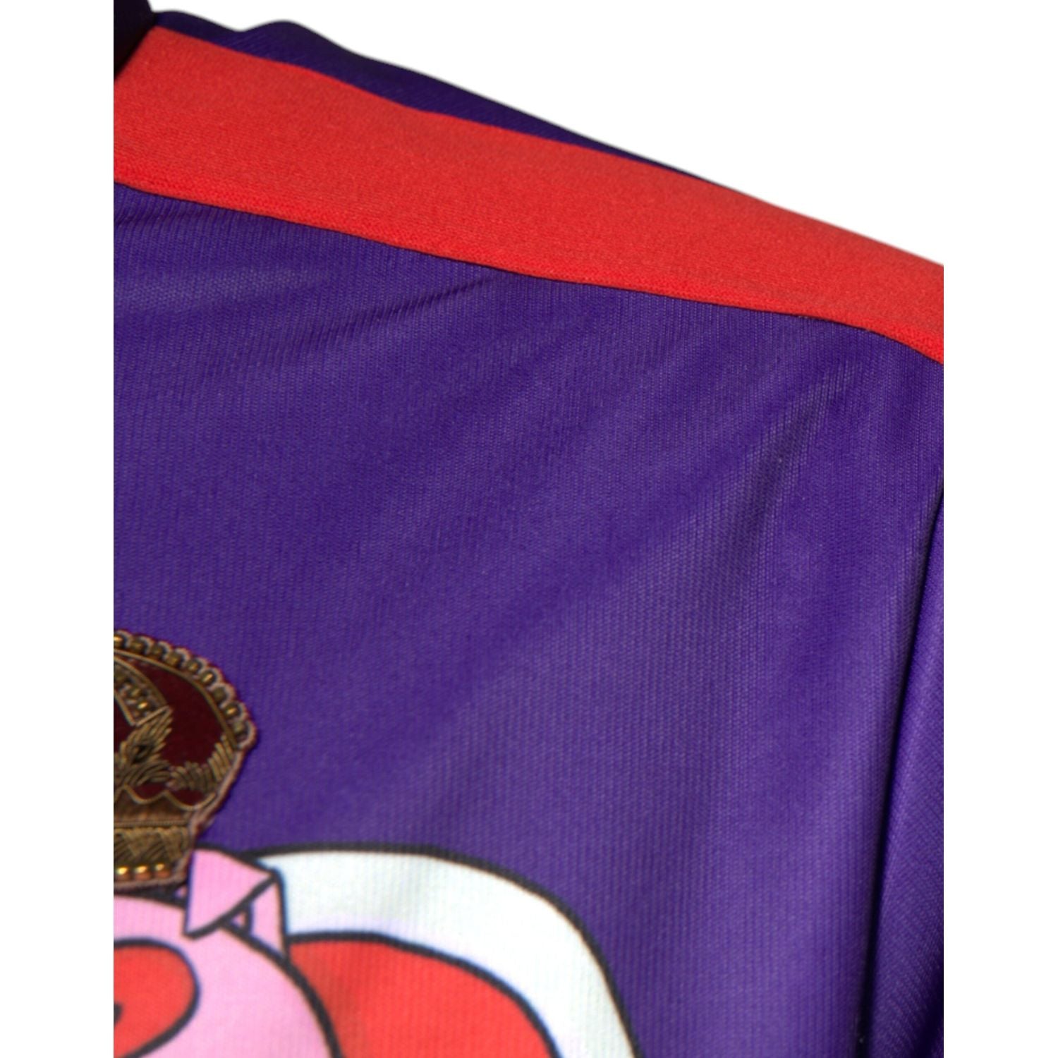 Dolce & Gabbana Purple Year Of The Pig Full Zip Bomber Sweater