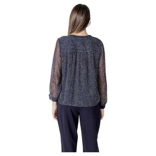 Street One Blue Polyester Shirt