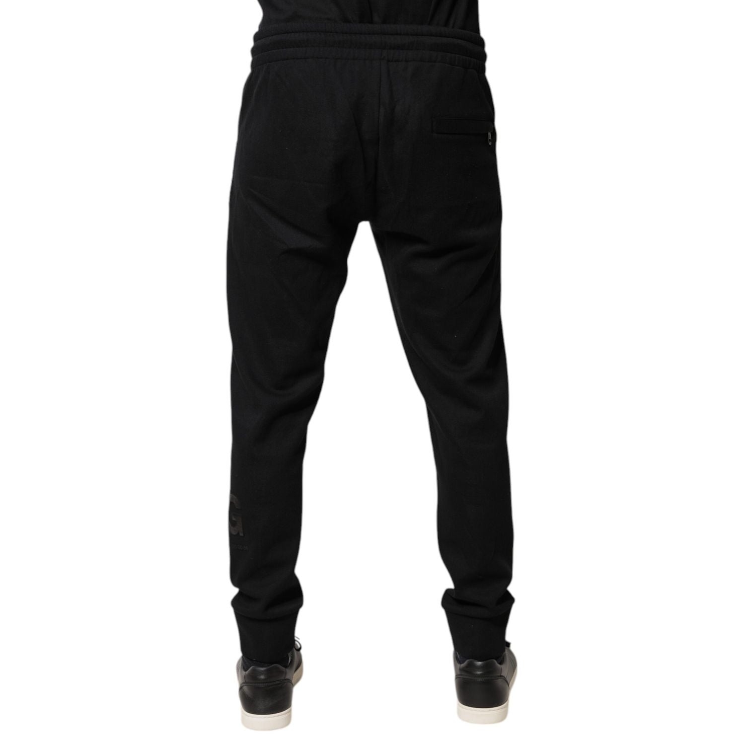 Dolce & Gabbana Black Cotton Jogger Jogging Pants