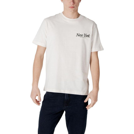 Calvin Klein JeansCalvin Klein Jeans Beige Cotton T-Shirt1728,71956299936,Beige,Calvin Klein Jeans,IT52 | XL,Men,New with tags,T-Shirts - Men - Clothing