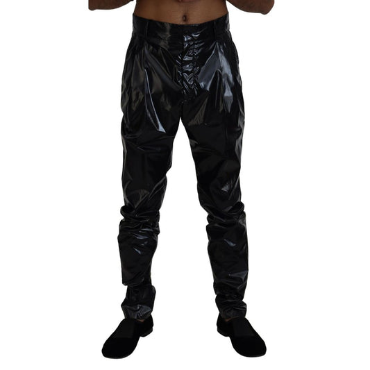 Dolce & Gabbana Black Nylon Jeans & Pant DO-1101-IT48 | M