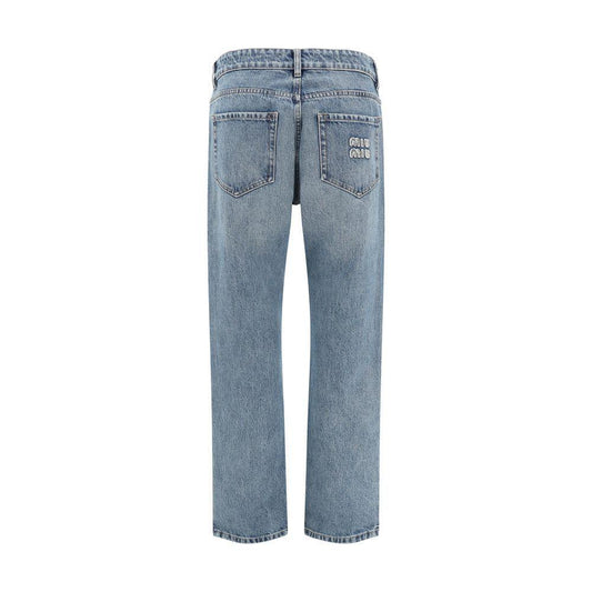 Miu Miu Straight Jeans MI-GWP555SOOO16T1F0013-27