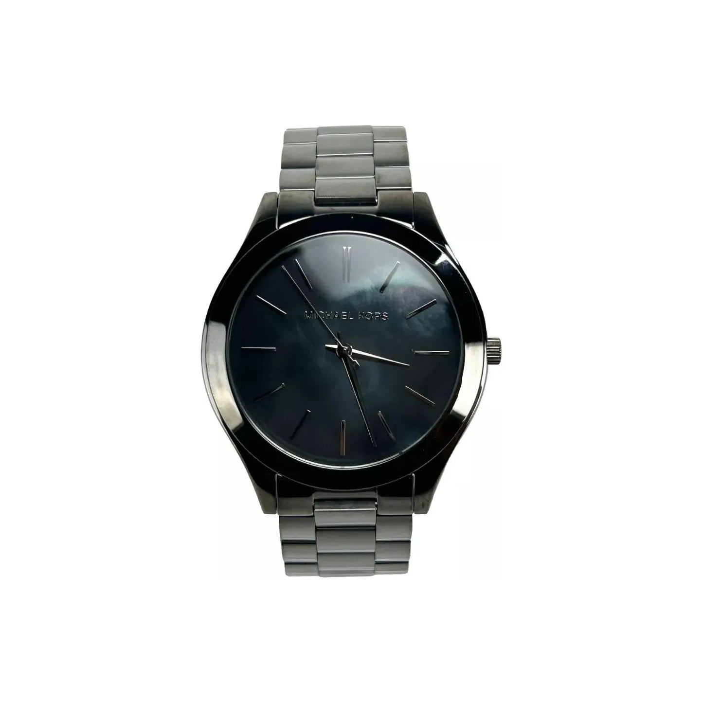 Michael Kors Slim Runway Gun Metal Stainless Steel Watch MK3413 MK3413
