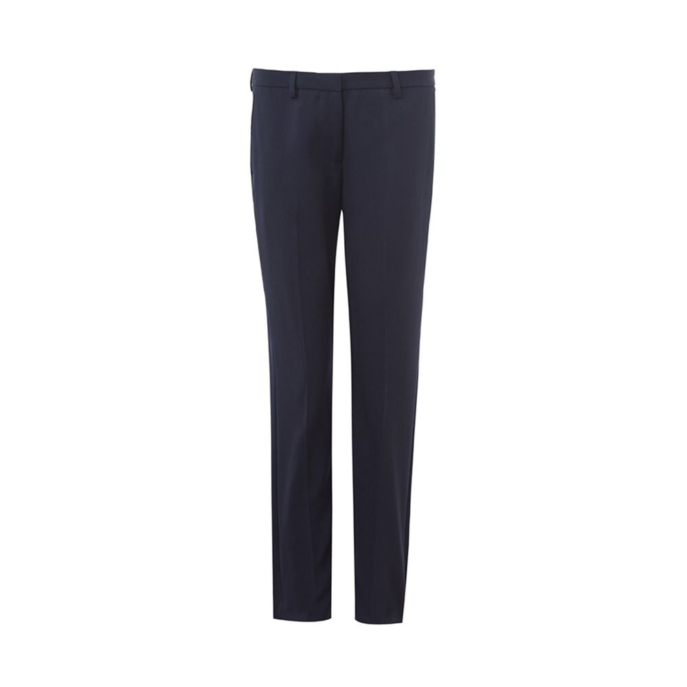 Lardini Elegant Blue Wool Pants for Women LA-109767320013782-IT40|S