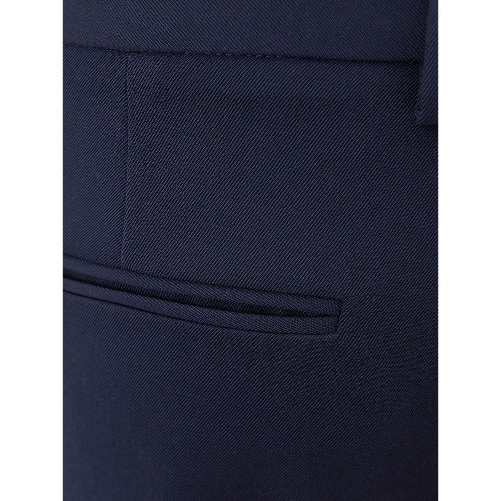 Lardini Elegant Blue Wool Pants for Women LA-109767320013782-IT40|S