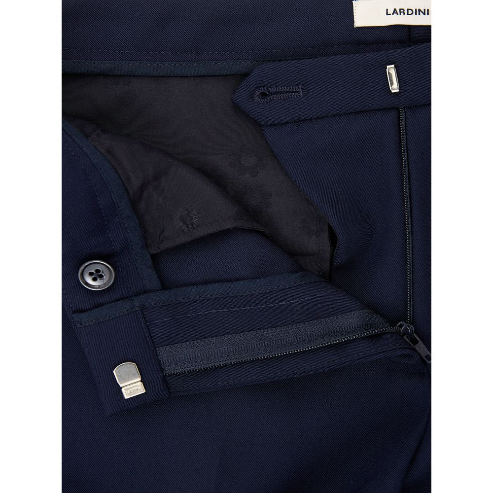 Lardini Elegant Blue Wool Pants for Women LA-109767320013782-IT40|S