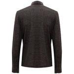 Corneliani Gray Wool Polo Shirt CO-848266220010146-IT50 | L