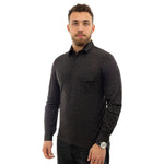 Corneliani Gray Wool Polo Shirt CO-848266220010146-IT50 | L