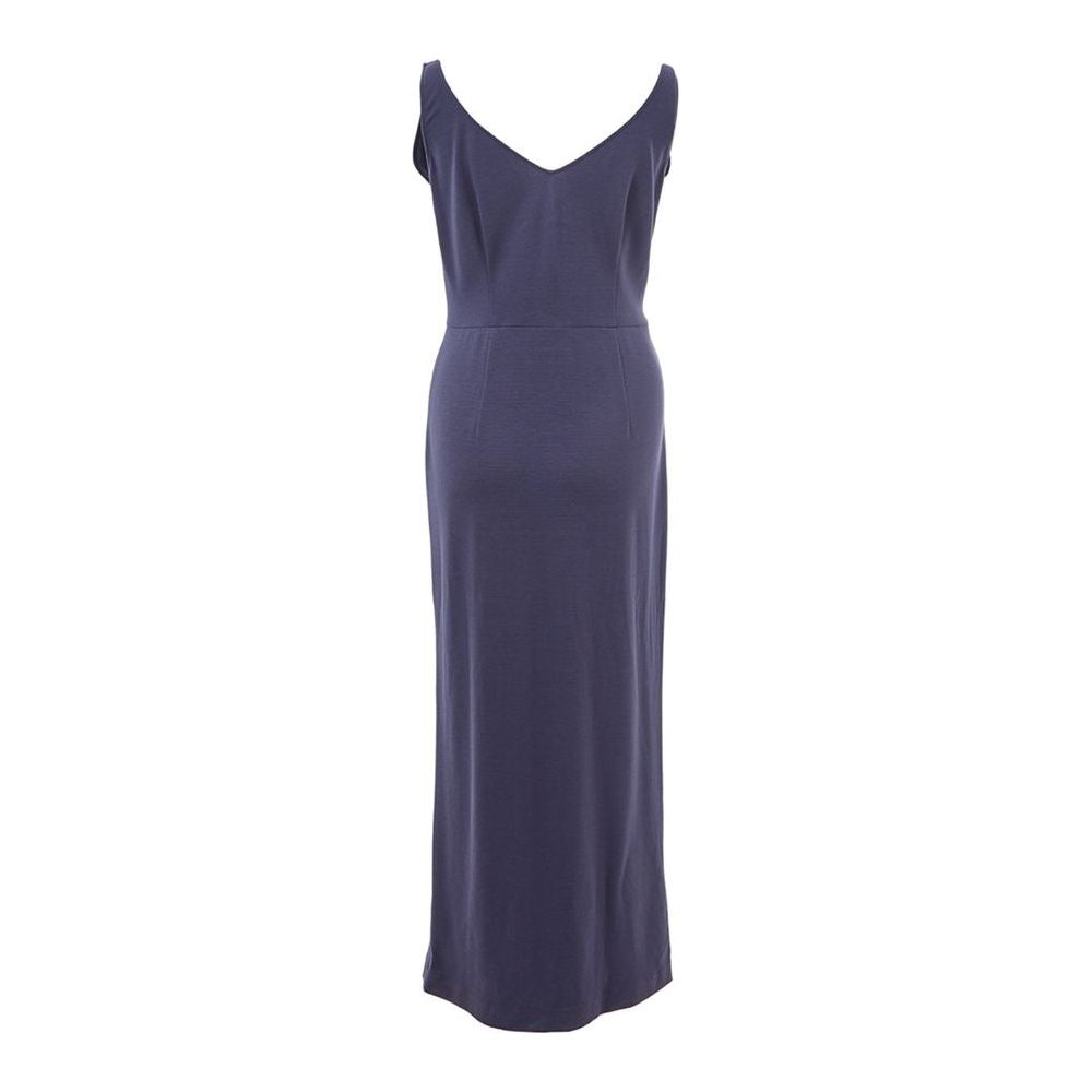 Lardini Blue Viscose Casual Dress