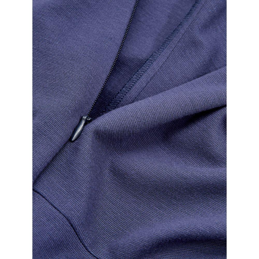 Lardini Blue Viscose Casual Dress