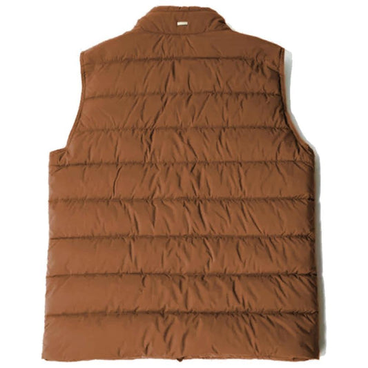 Herno Brown Nylon Vest HE-14936-IT46 | S