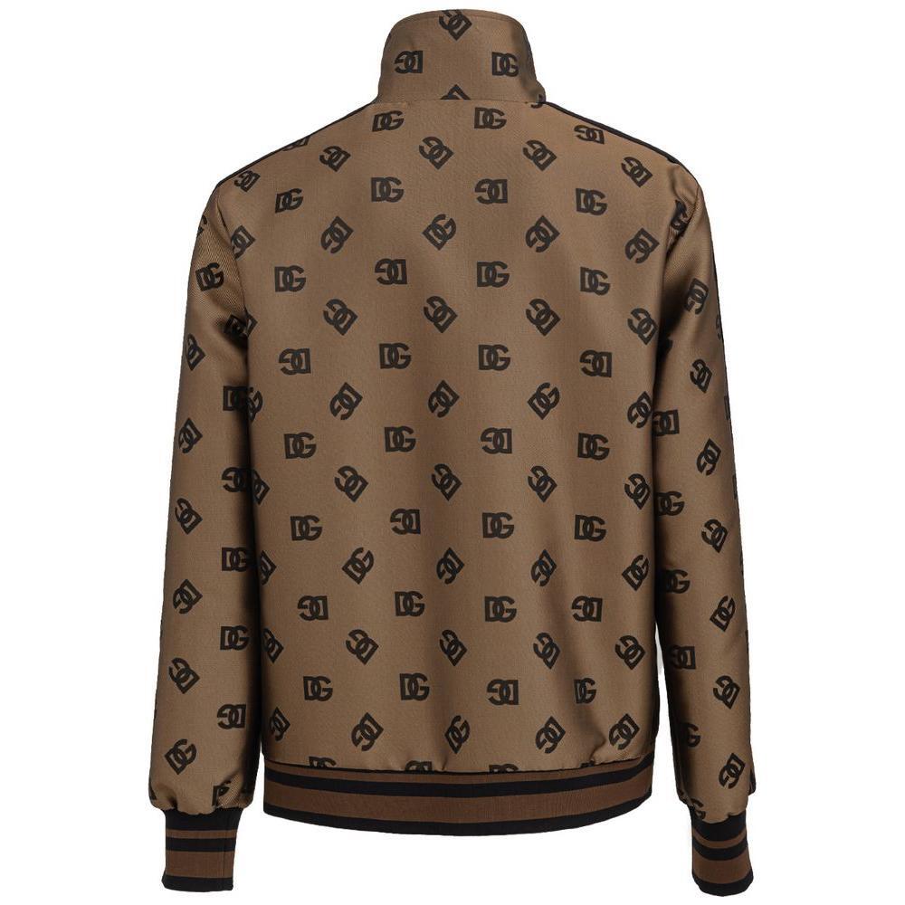 Dolce & Gabbana Bronze Polyester Jackets & Coat DO-835266420013818-IT50 | L