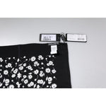 Dolce & Gabbana Black Floral Silk Square Wrap Shawl Scarf MS7194