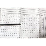Dolce & Gabbana White Polka Dots Square Handkerchief Scarf MS7314