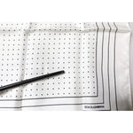 Dolce & Gabbana White Polka Dots Square Handkerchief Scarf MS7314