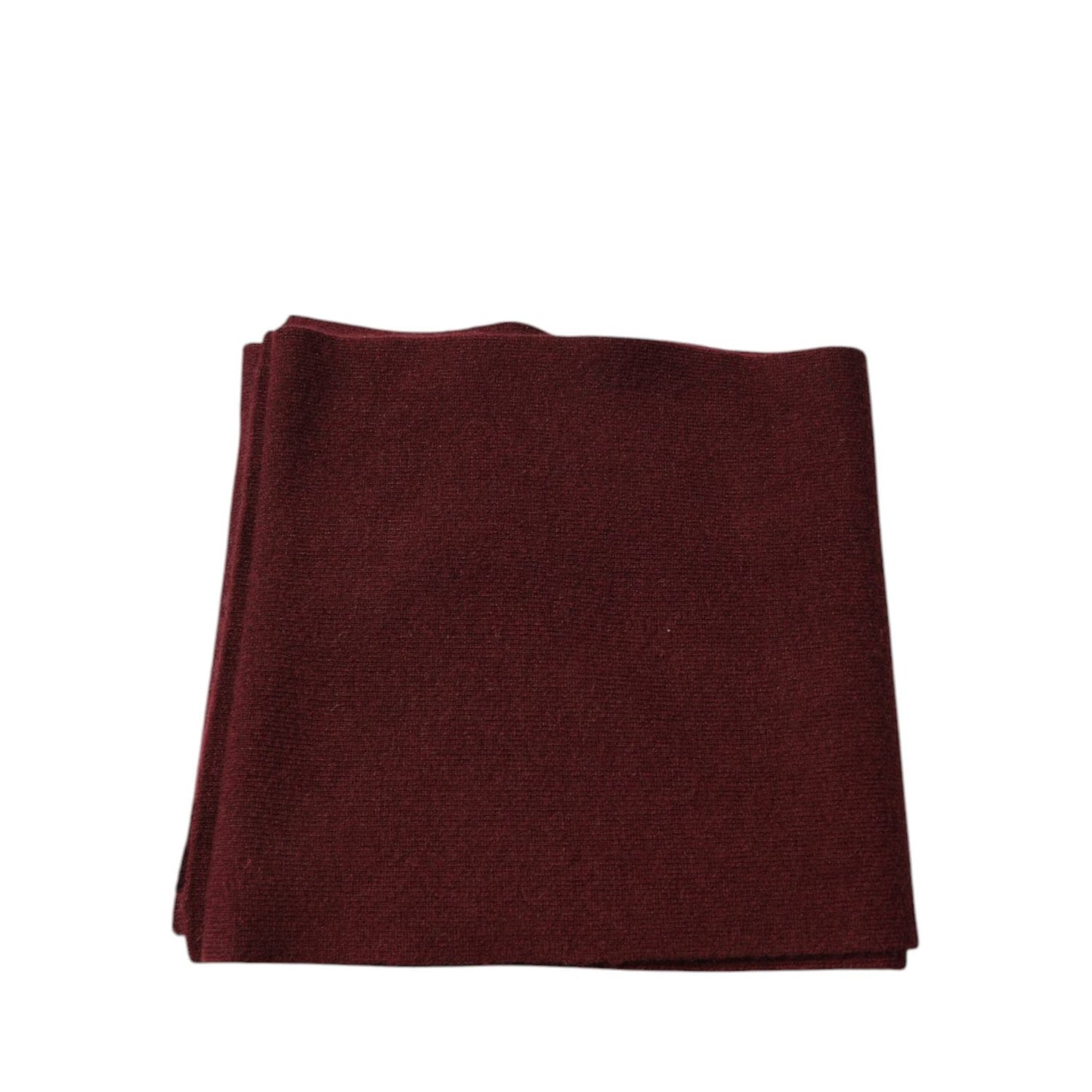 Dolce & Gabbana Maroon Cashmere Skinny Neck Wrap Scarf MS7426